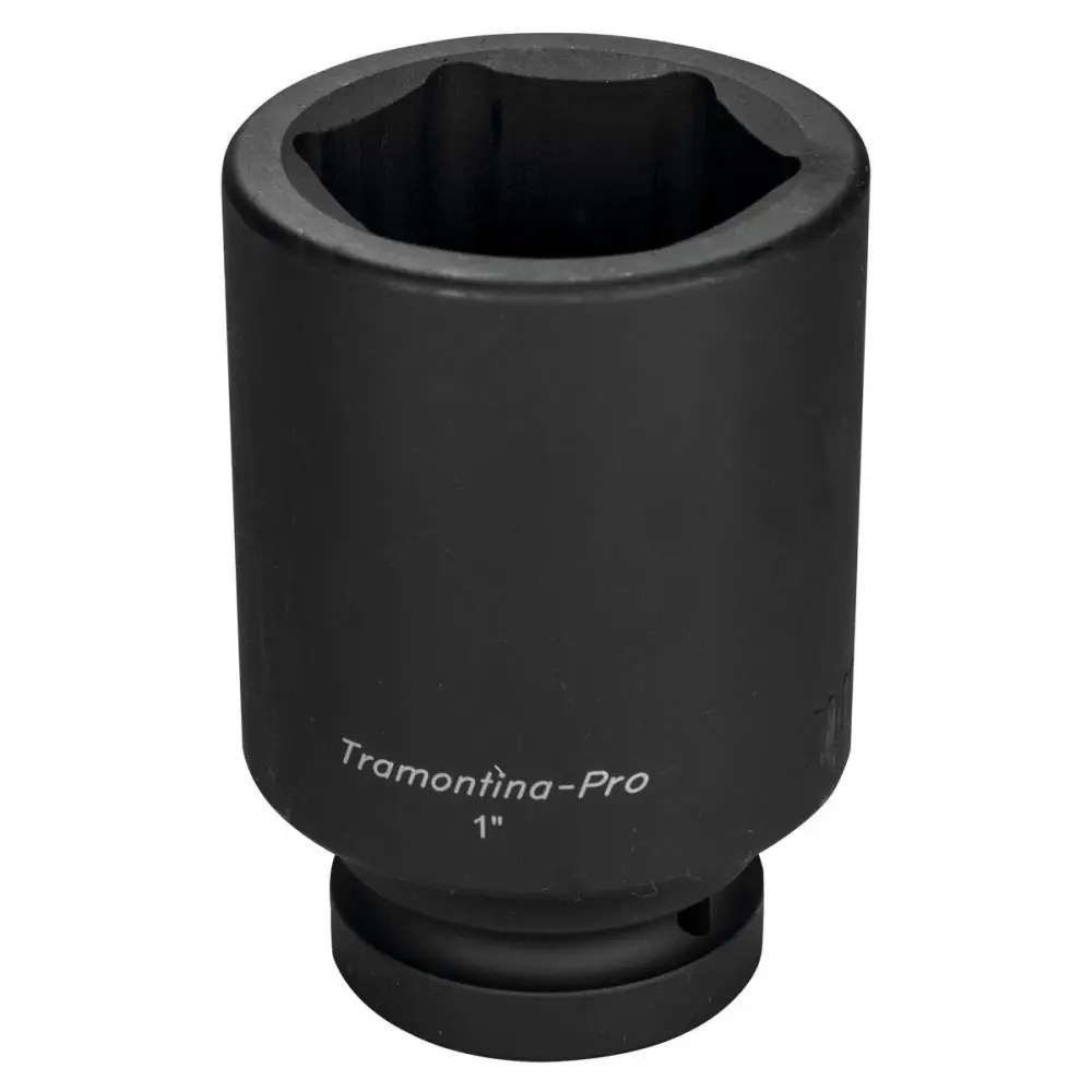 Soquete De Impacto Sextavado Longo Em Aço Cromo Molibdênio 115 Mm - Encaixe 1