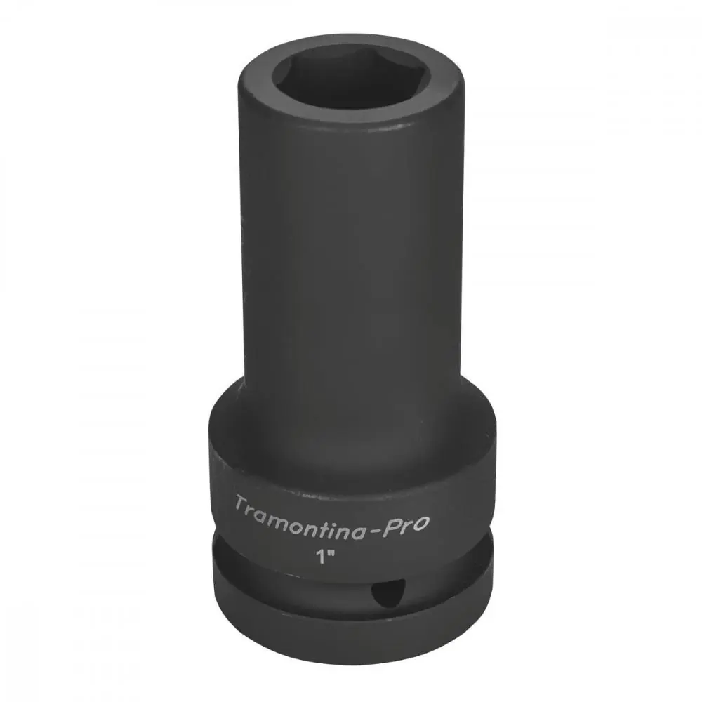 Soquete De Impacto Sextavado Longo Em Aço Cromo Molibdênio 1.1/16" - Encaixe 1
