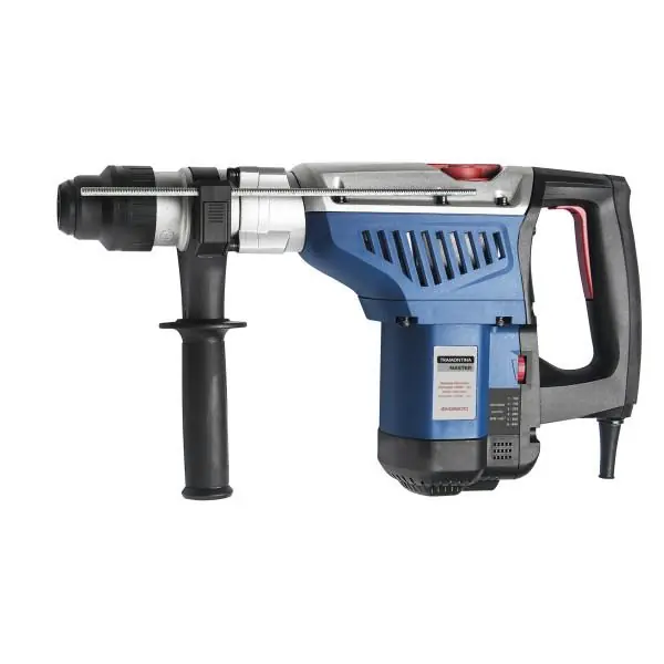 Martelete Perfurador/rompedor Tramontina 1100 W 1.9/16" Para Uso Profissional Com Encaixe Rápido Sds Max 2 Funções Com