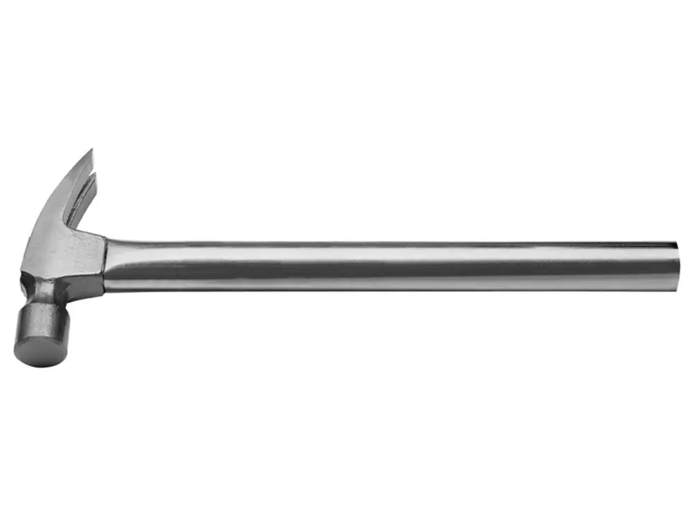 Martelo De Unha Reta16oz Cabeca Aco Especial Pescoco Octogonal Cabo Aco Fixado Com Pino Tramontina