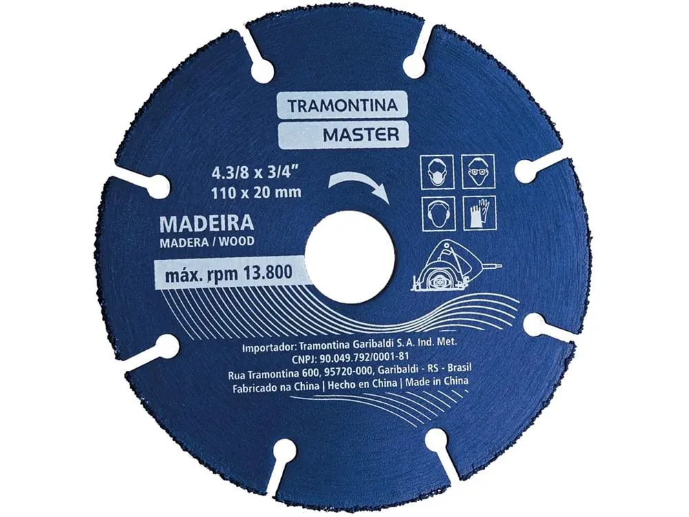 Disco Corte Para Madeira 4.3 8 Tramontina Tramontina