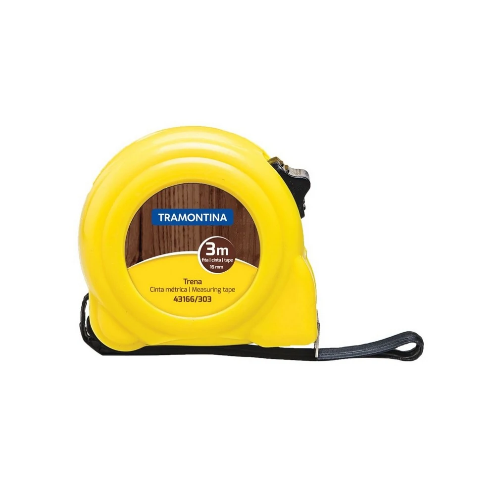 Trena Fita de Aço 3m Com Trava - 43166/303 - Tramontina