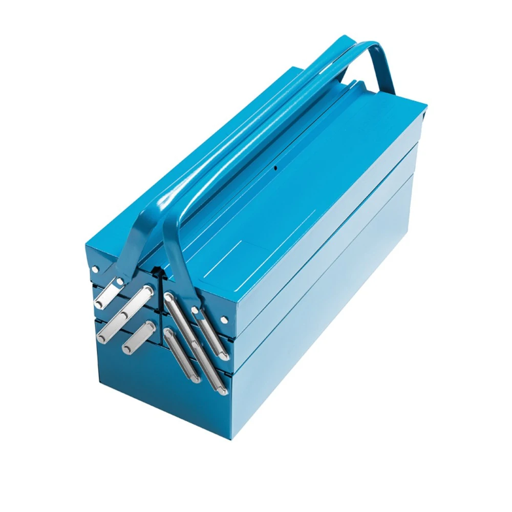 Caixa P/ferramentas Tramontina Met.5 Gavetas Azul