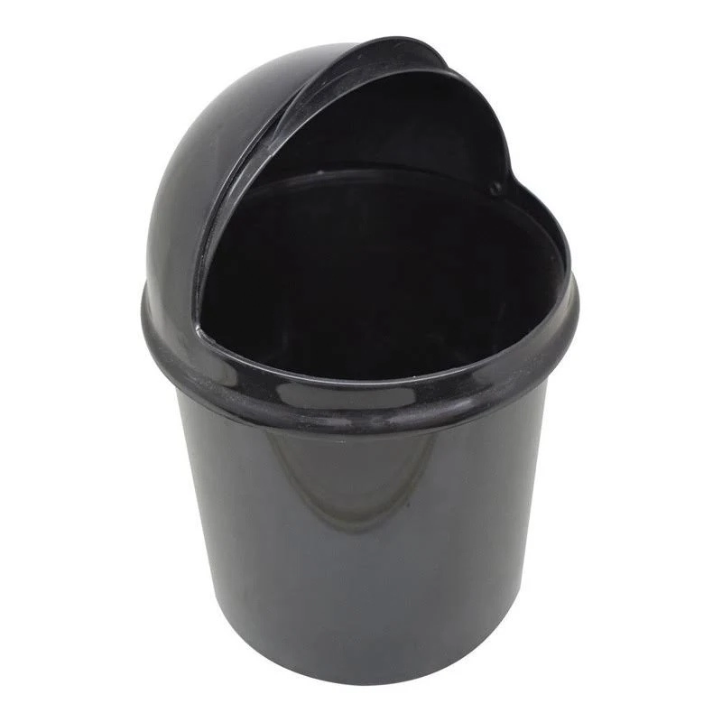 Lixeira Preta 4,1l Plasvale