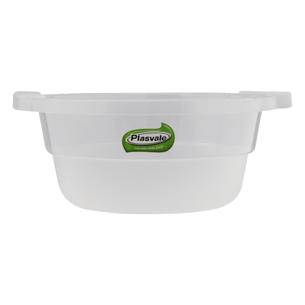 Bacia Plástica Transparente 2,5l Plasvale