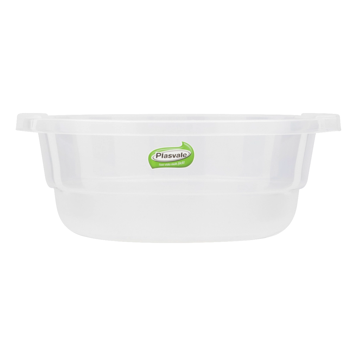 Bacia Plástica Transparente 5,5l Plasvale