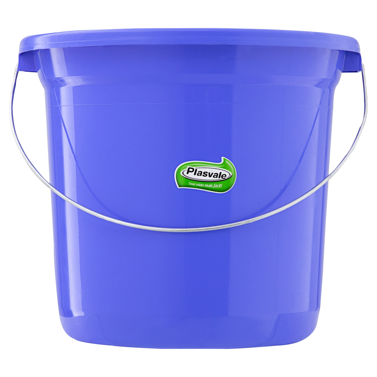 Balde Plástico Azul 8l Plasvale