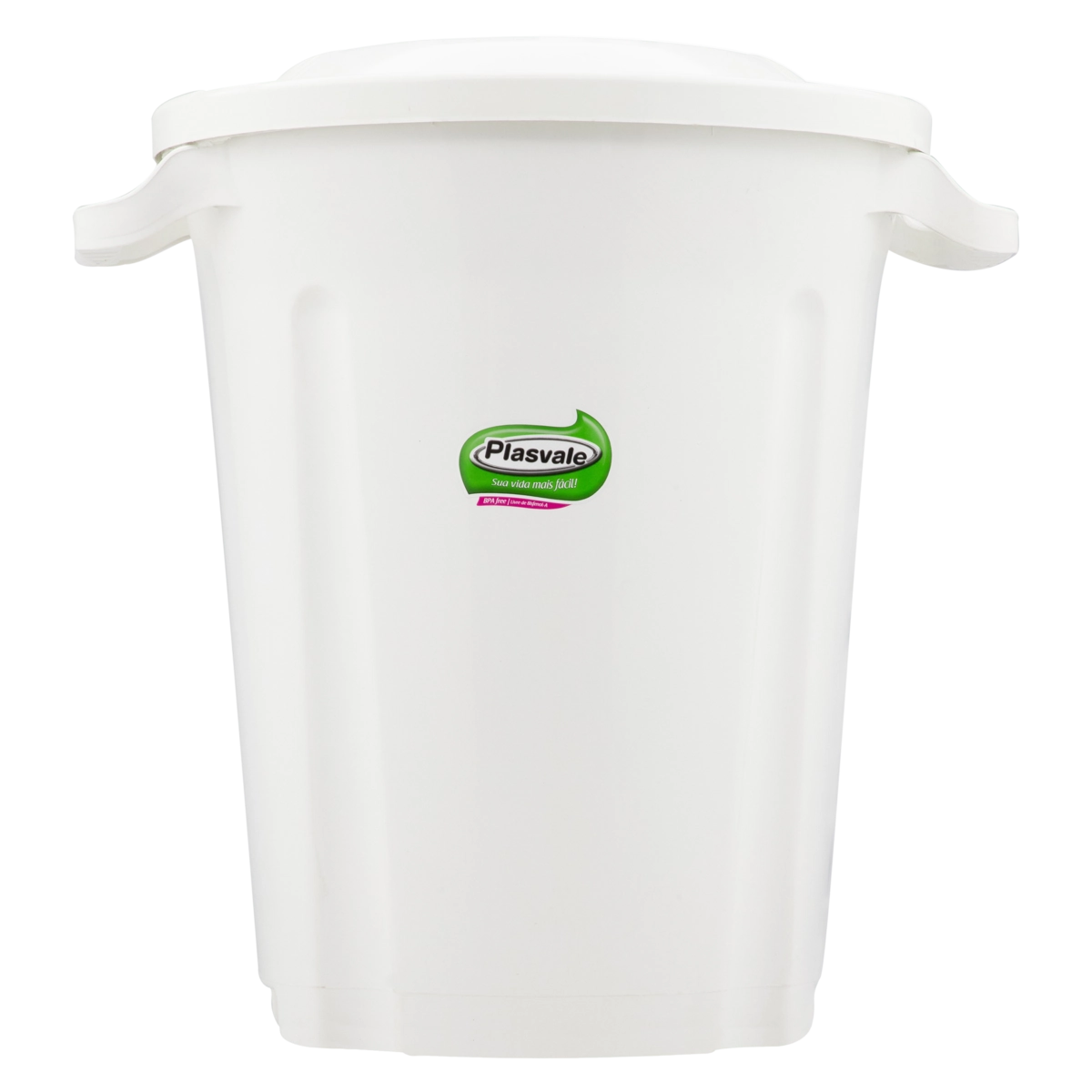 Lixeira Branca 35l Plasvale