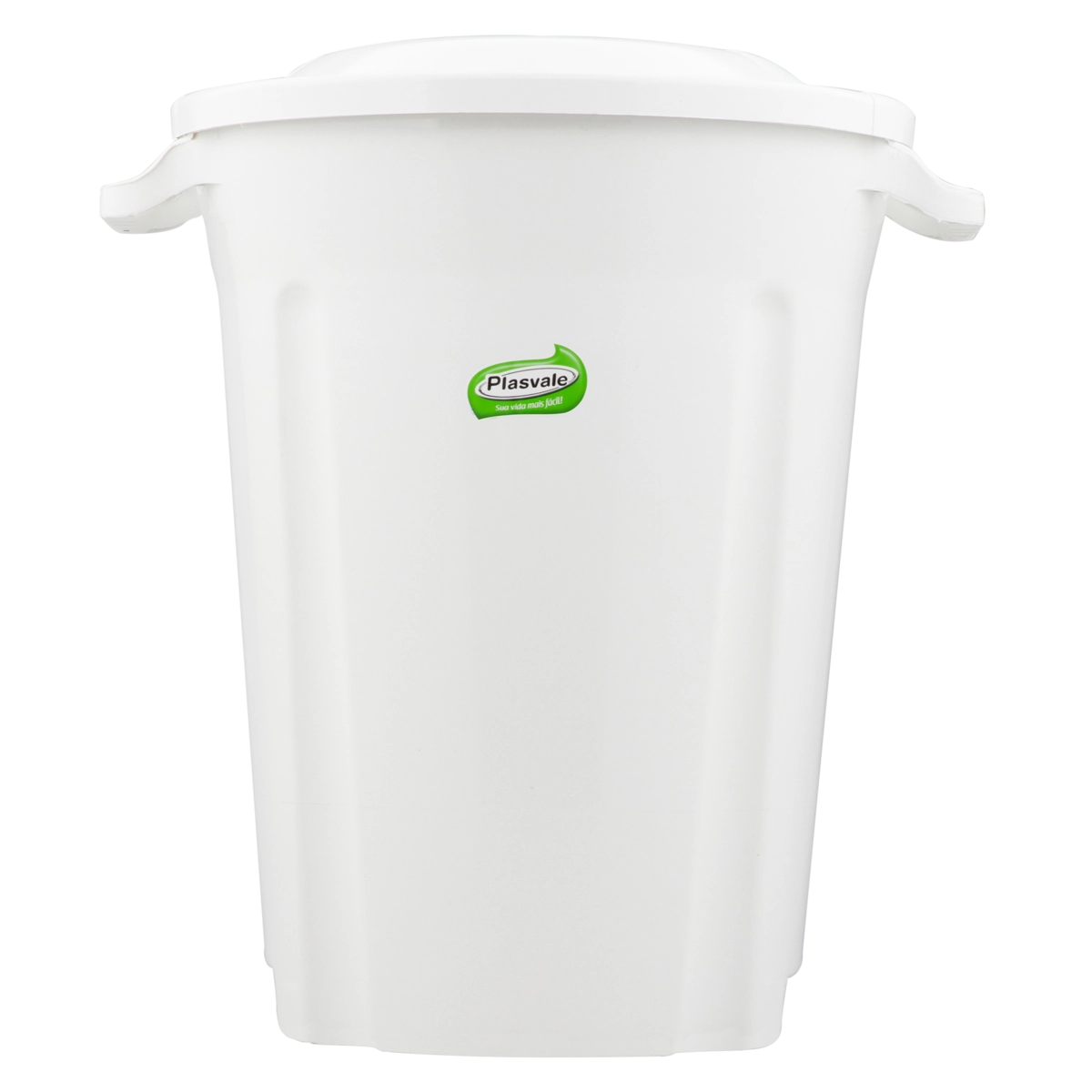 Lixeira Branca 62l Plasvale