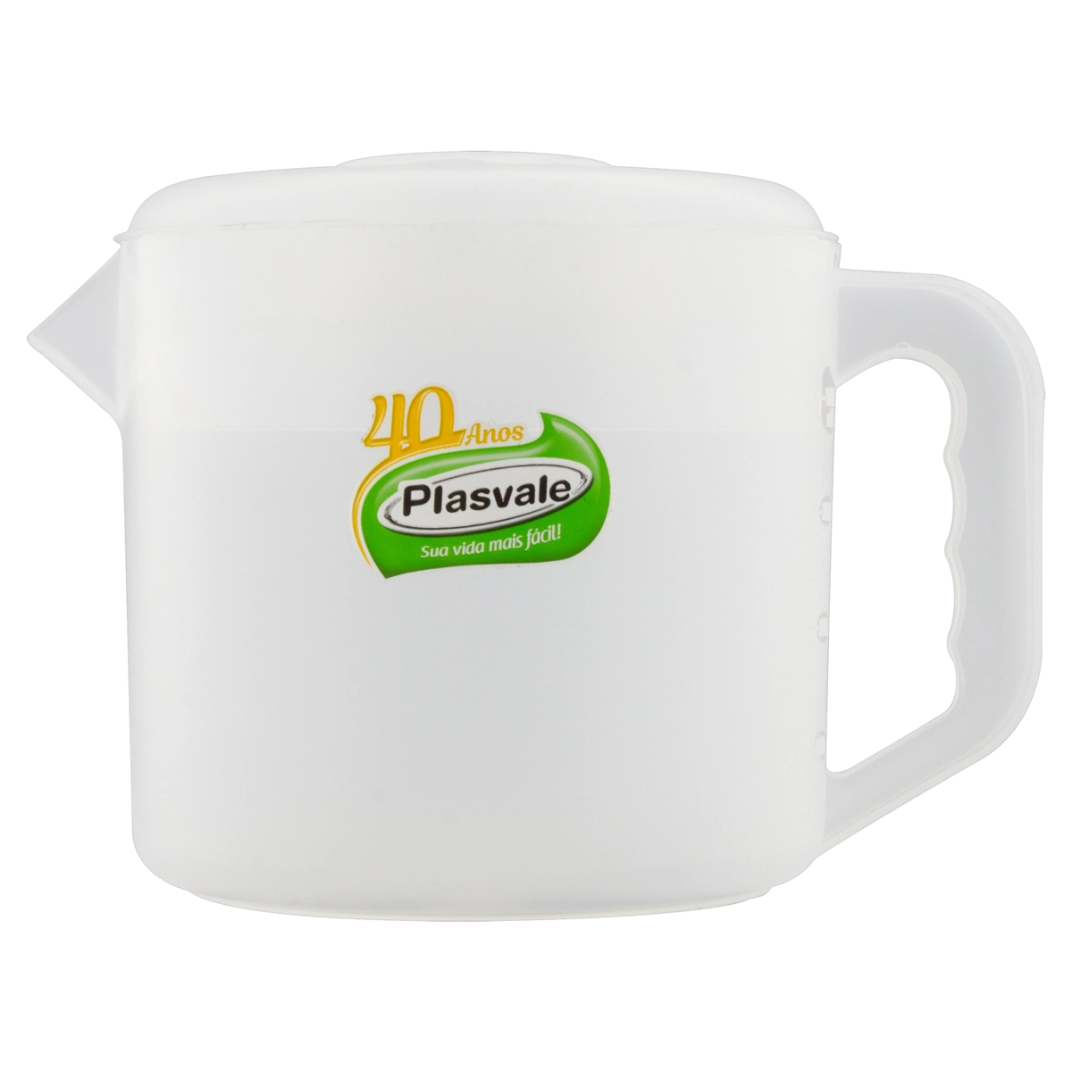 Jarra Plástica Branca 1l Plasvale