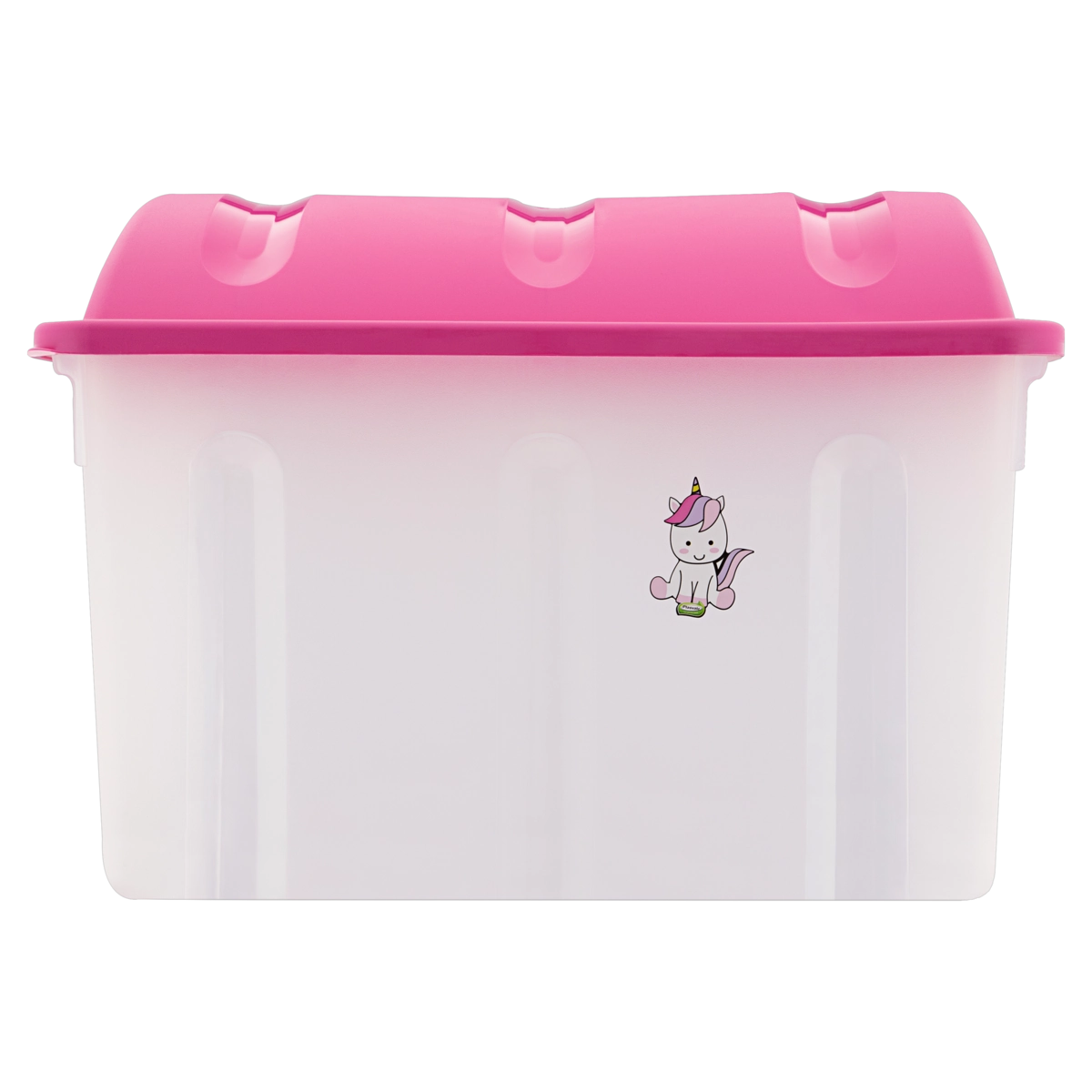 Baú Rosa Unicórnio 38l Plasvale