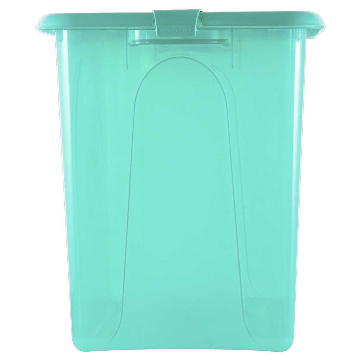 Caixa Organizadora Verde Empilhável 25l Plasvale Organize