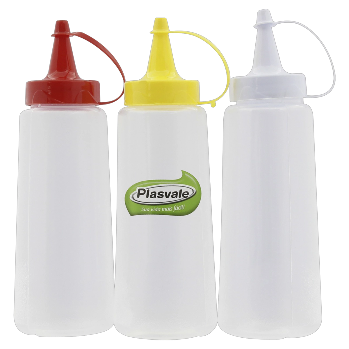 Kit 3 Bisnagas 0,25l Plasvale