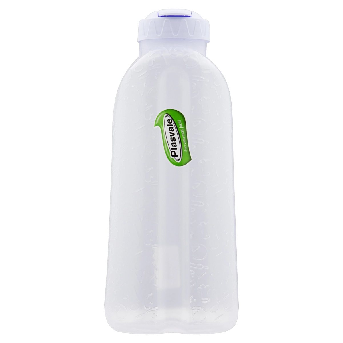 Garrafa Plástica Branca 1l Plasvale