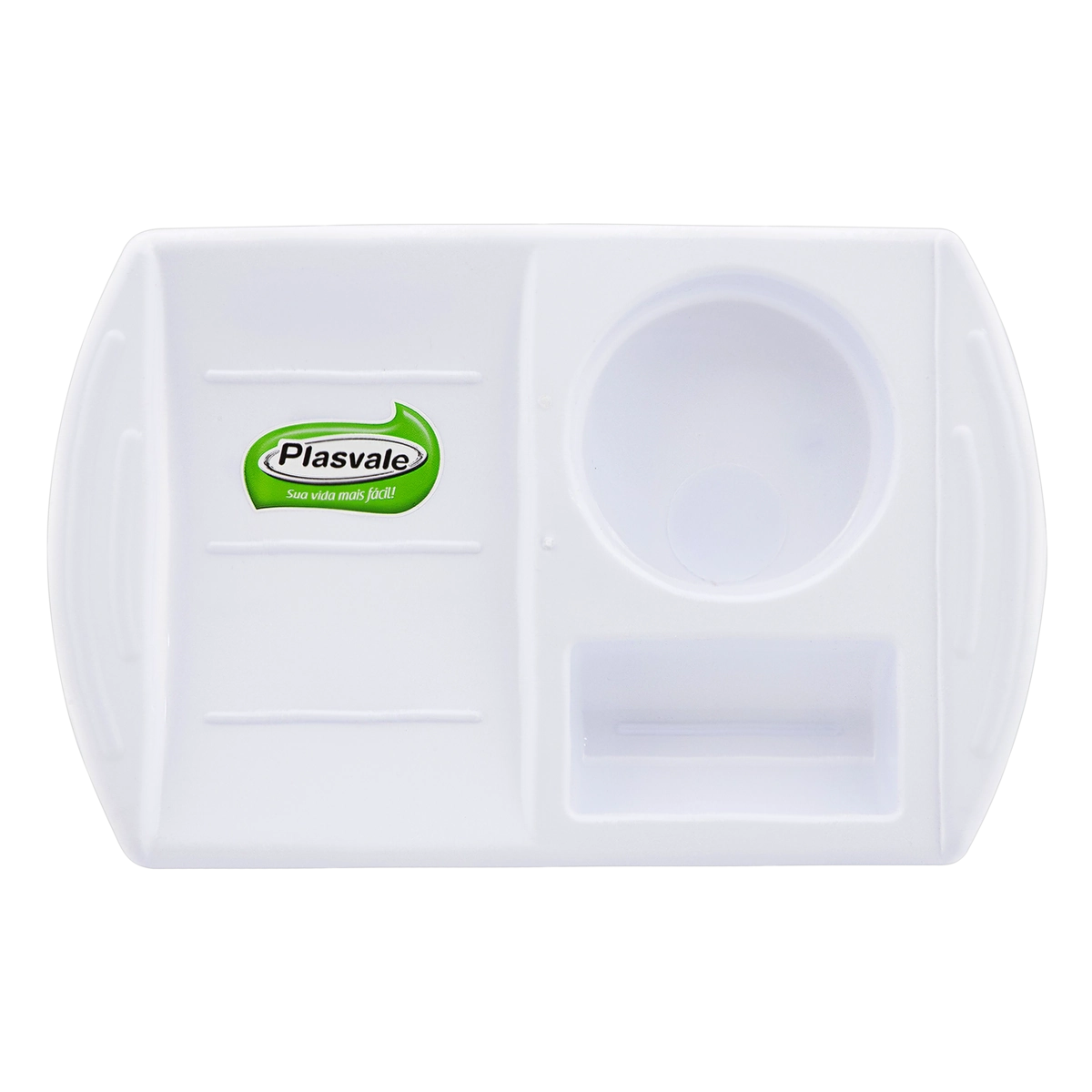 Porta Detergente E Sabão Branco Plasvale