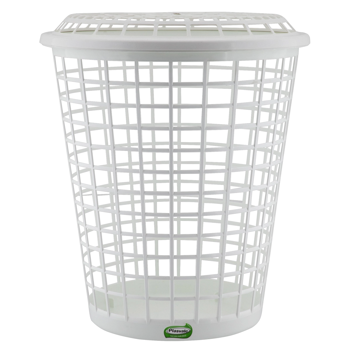 Cesto Para Roupas Branco 35l Plasvale