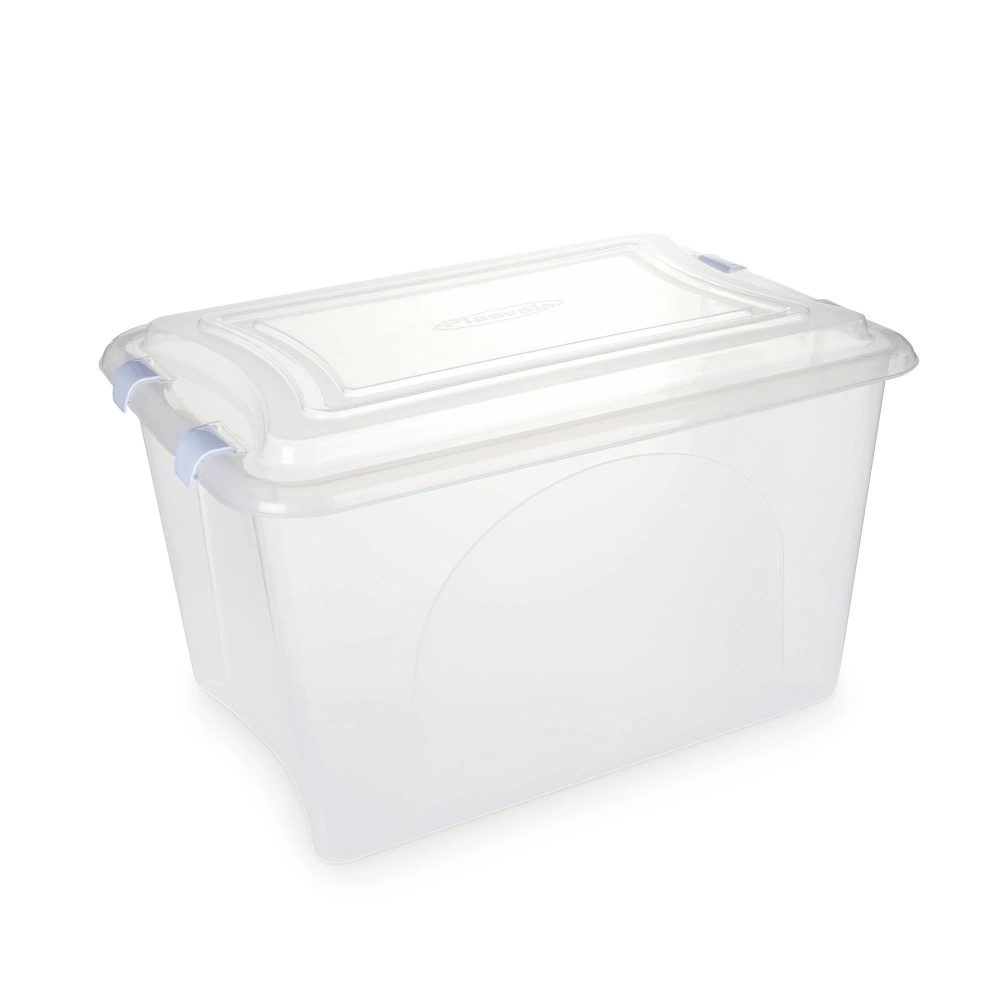 Caixa Organizadora Verde Empilhável 50l Plasvale Organize