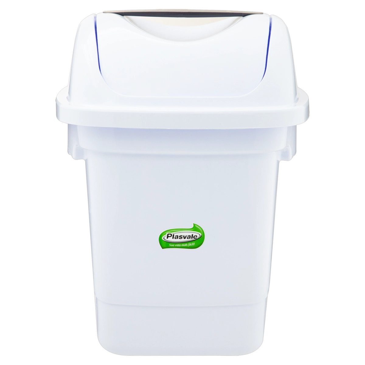 Lixeira Basculante Branca 10l Plasvale