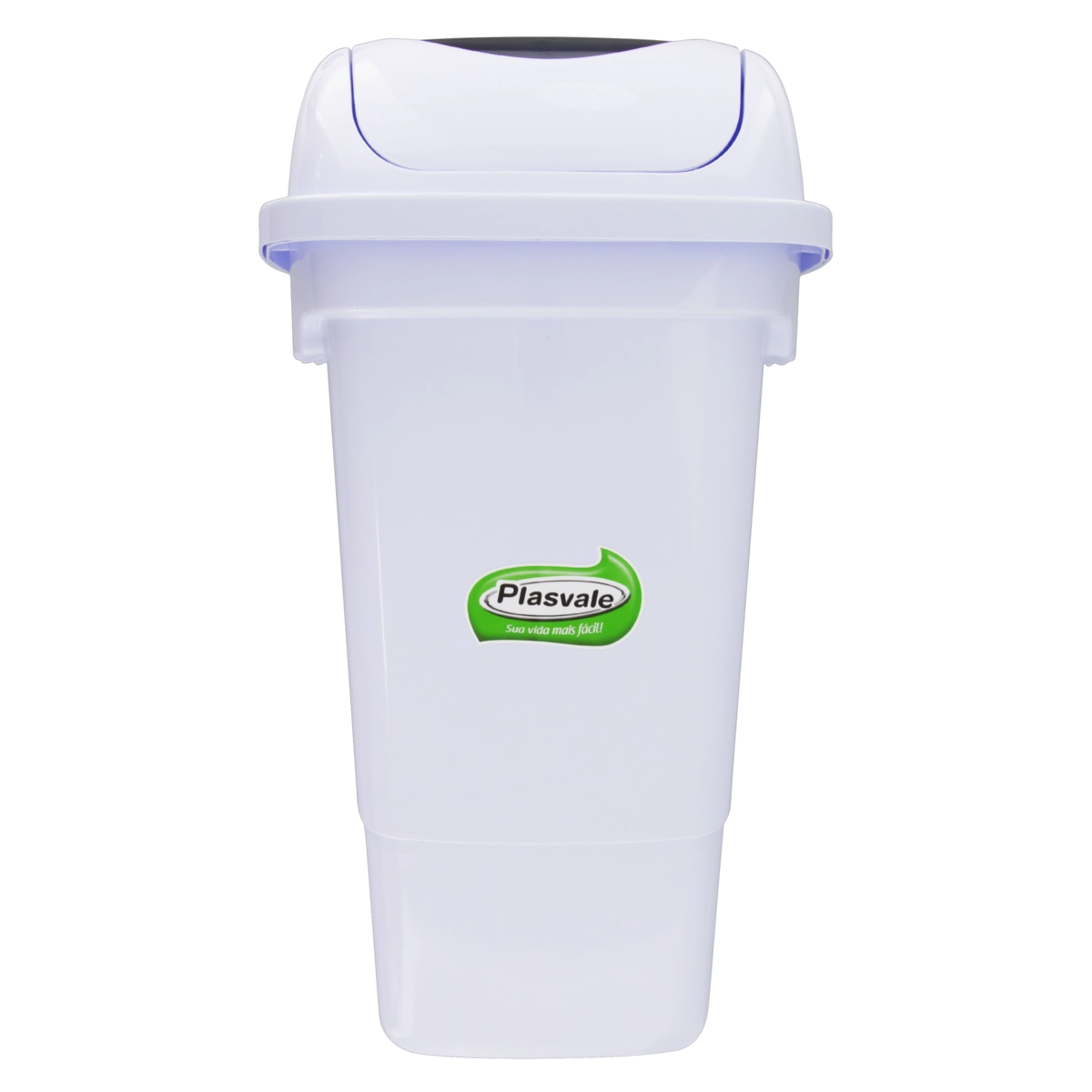 Lixeira Basculante Branca 14l Plasvale