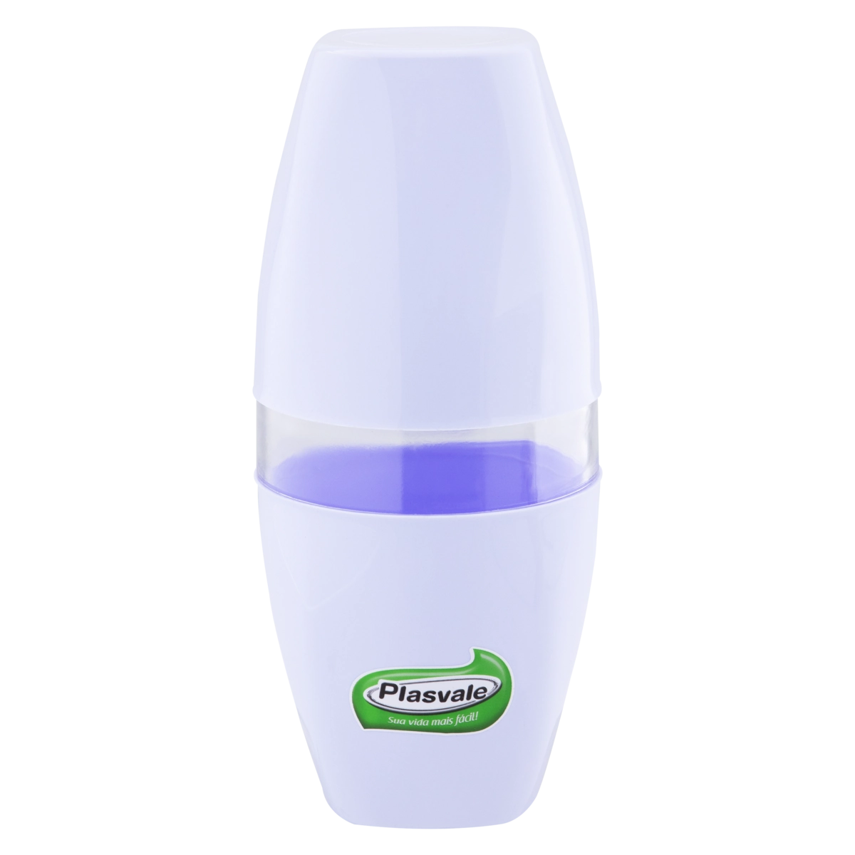 Porta Escova Dental Branco Plasvale