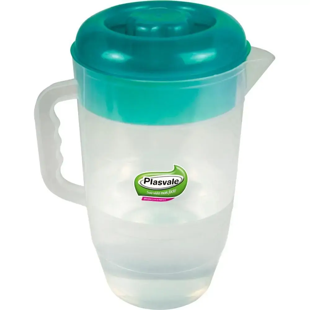 Jarra C/ Tampa E Copo 2,5l Plasvale Verde