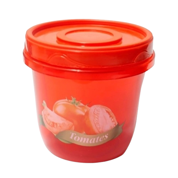 Pote Plasvale Redondo Decorado Tomates 750ml Ref.1216de3303 Un