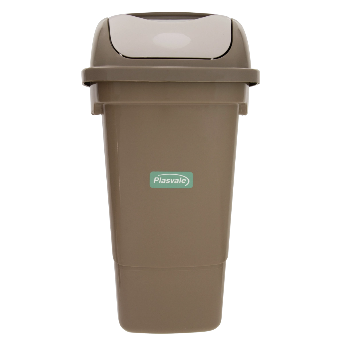 Lixeira Basculante Marrom 14l Plasvale