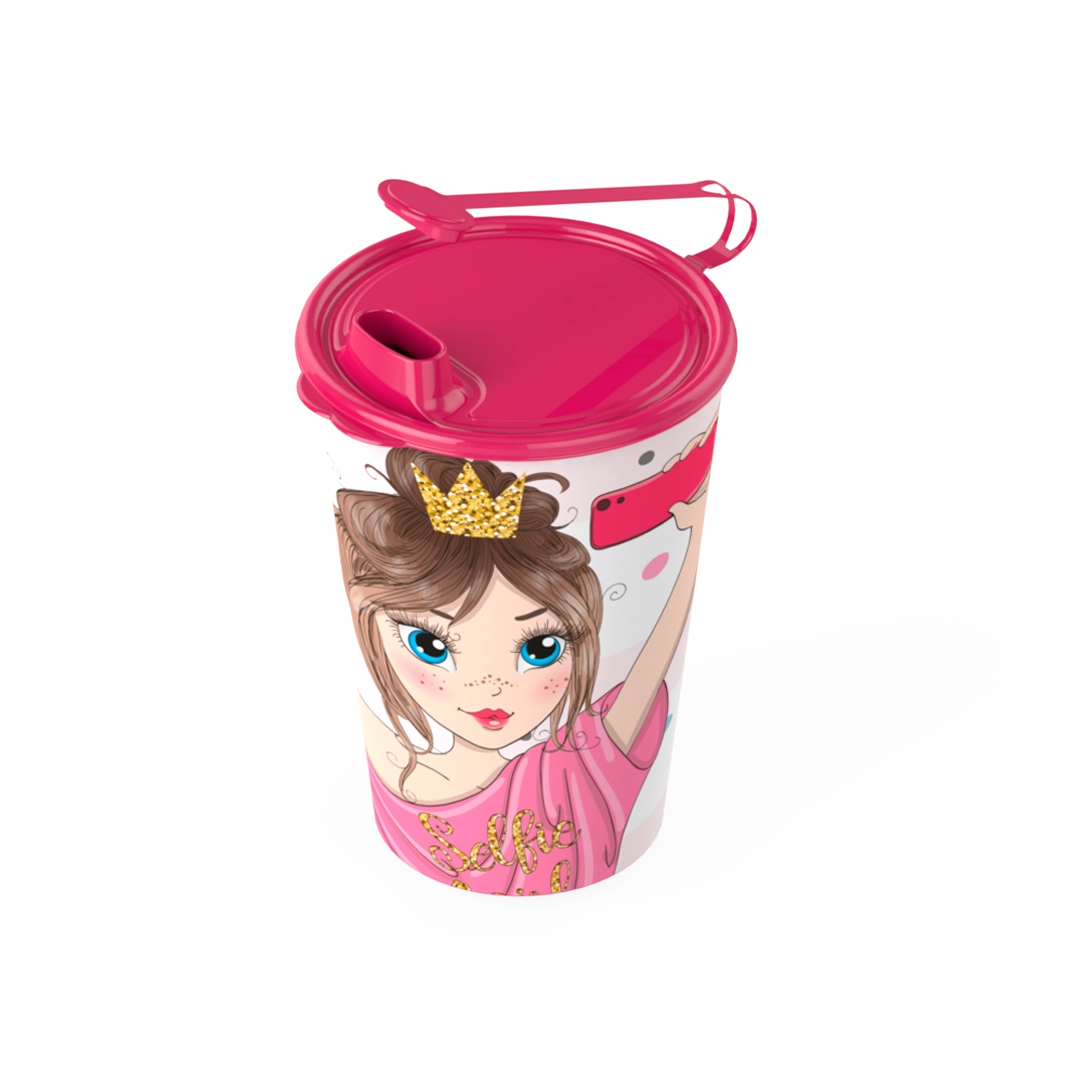 Copo Plasvale Kids C/tampa 300ml