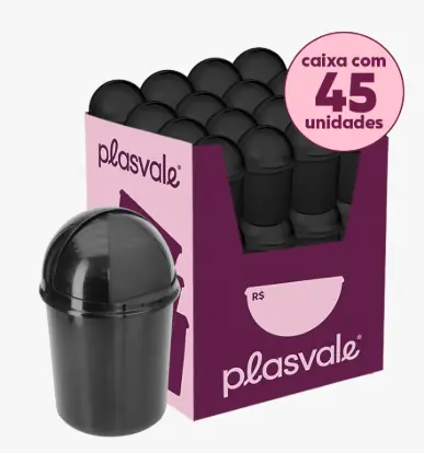 Lixeira Plasvale 75l R194
