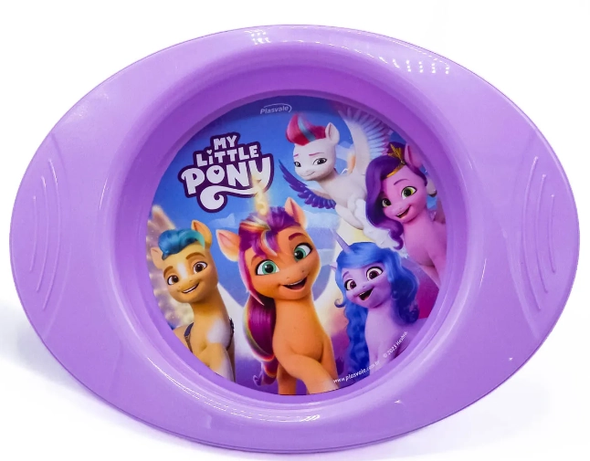 Prato Fundo Decorado Pony Plasvale
