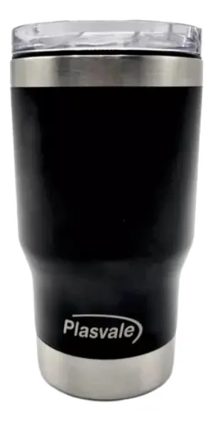 Copo Termico Plasvale Preto 410ml Rf.1963