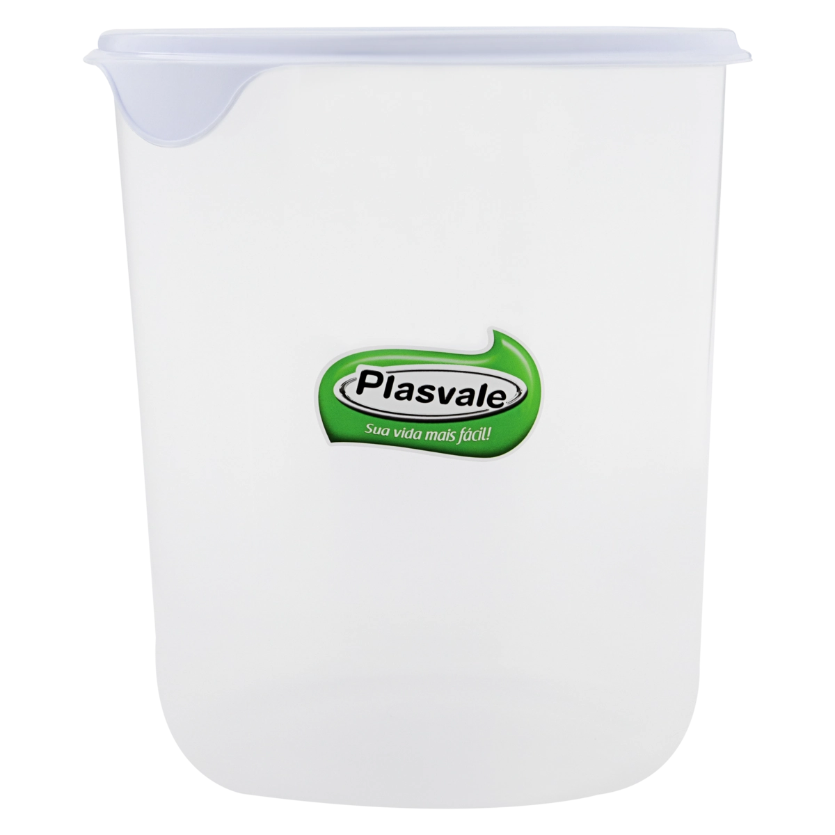 Pote Plástico Verde Redondo Coruja Feijão 7,3l Plasvale
