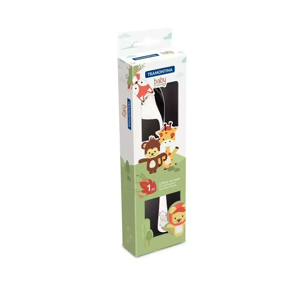 Colher Inox Curvada Infantil Baby - Tramontina