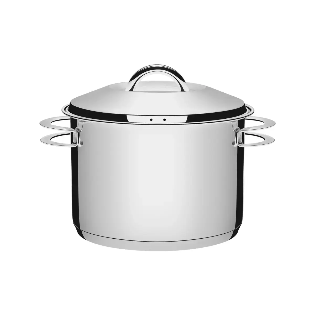 Caldeirão Tramontina Solar Aço Inox Fundo Triplo com Tampa e Alças 28 cm 11,9 Litros