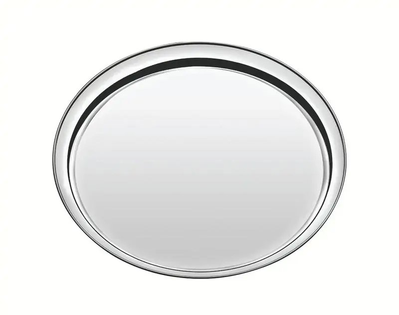Bandeja Redonda Aço Inox Service