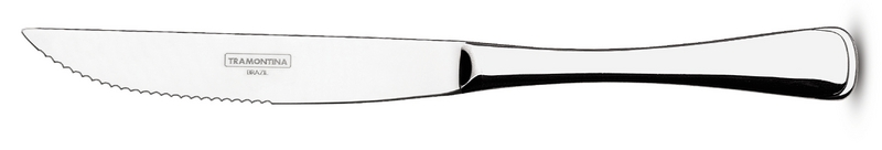 Faca Para Churrasco Monaco Em Aco Inox Forjado Acabamento Alto Brilho Detalhes No Cabo Tramontina