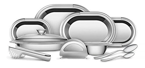 Kit para Servir Tramontina Ciclo em Aço Inox 10 Peça
