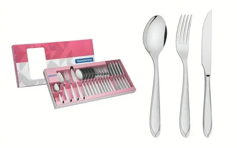Faqueiro Tramontina Laguna Inox com Facas para Churrasco 24 Peças