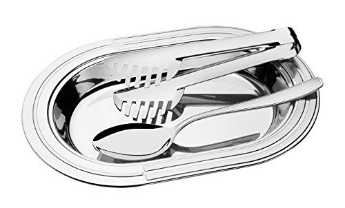 Conjunto De Baixelas Tramontina Ciclo Inox 3 Peças