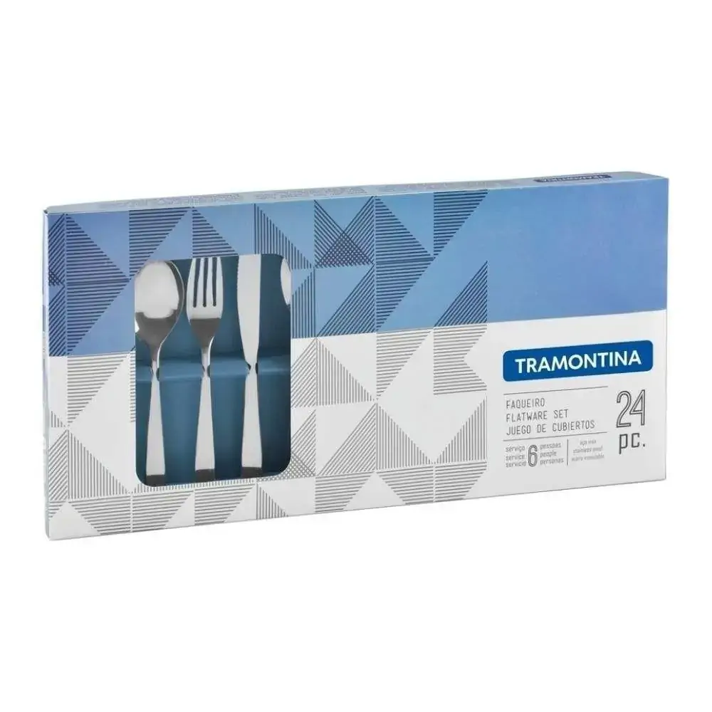 Faqueiro Cosmos com 42 Peças em Aço Inox - Tramontina