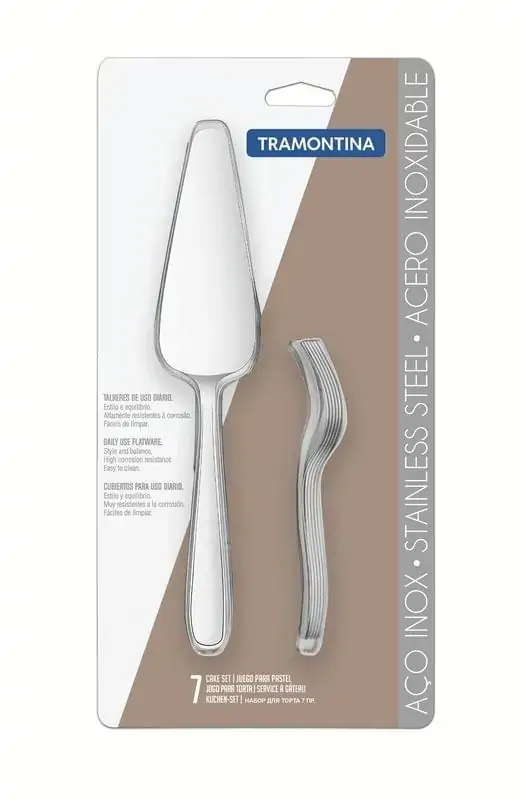 Jogo Inox Para Torta 7 Peças Maresias Tramontina