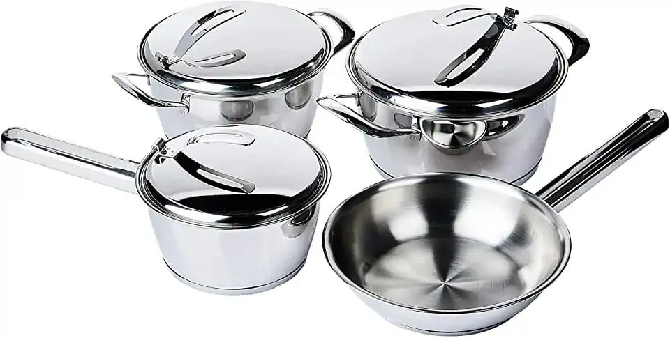 Jogo Panelas Tramontina Inox Ventura 4pc