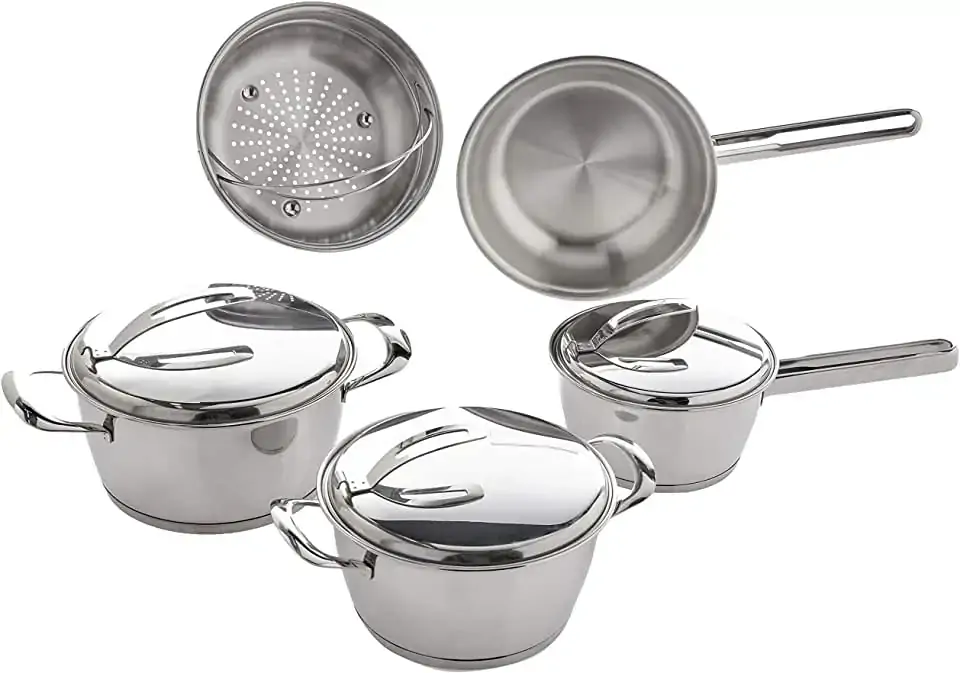 Jogo Panelas Tramontina Inox Ventura 5pc