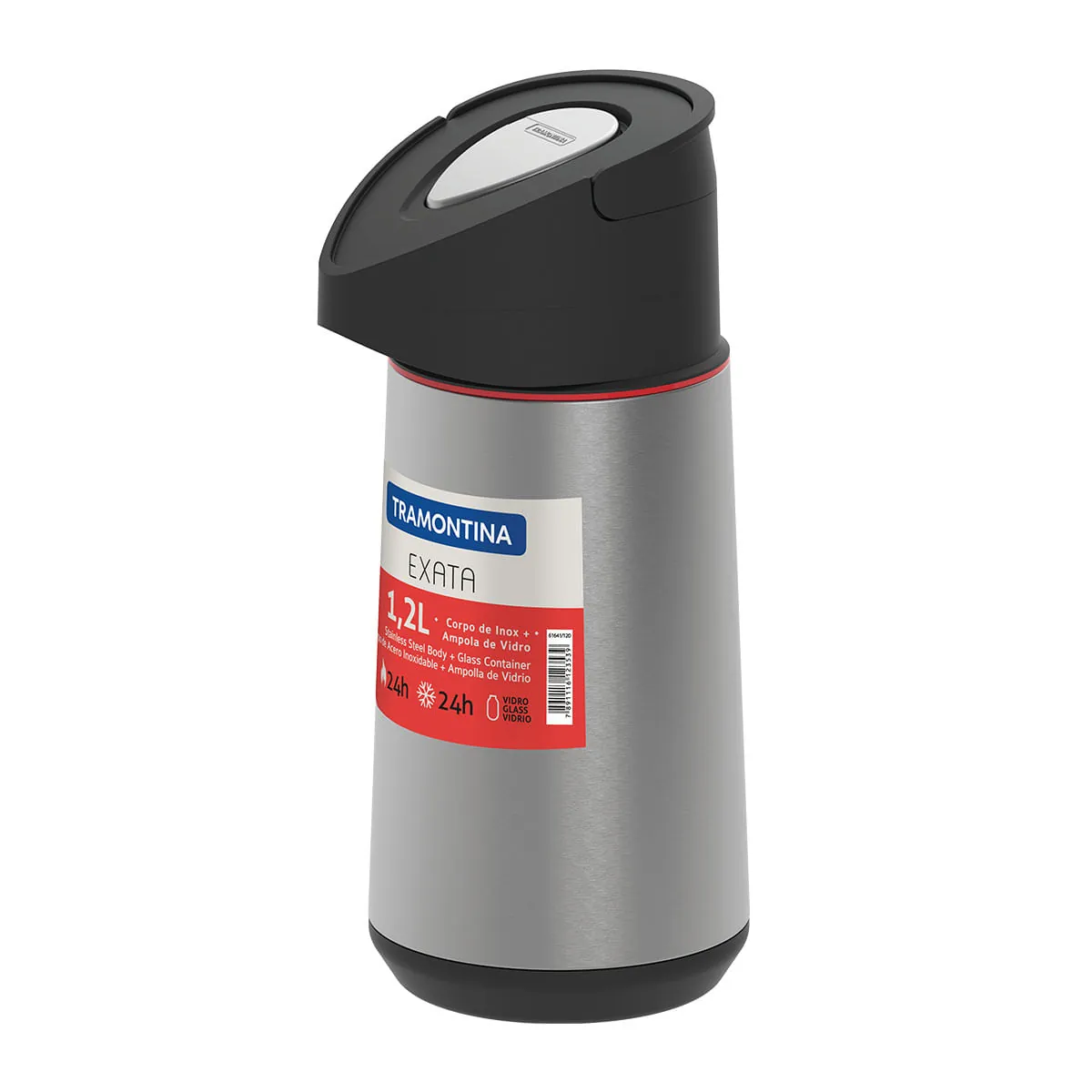 GARRAFA TERMICA 1,2L C/BOMBA EXATA
