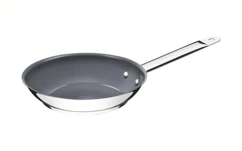 Frigideira Aço Inox com Cerâmica Grafite