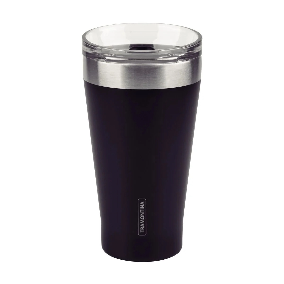 Copo Term Inox Pto C/tampa Tramontina 550ml