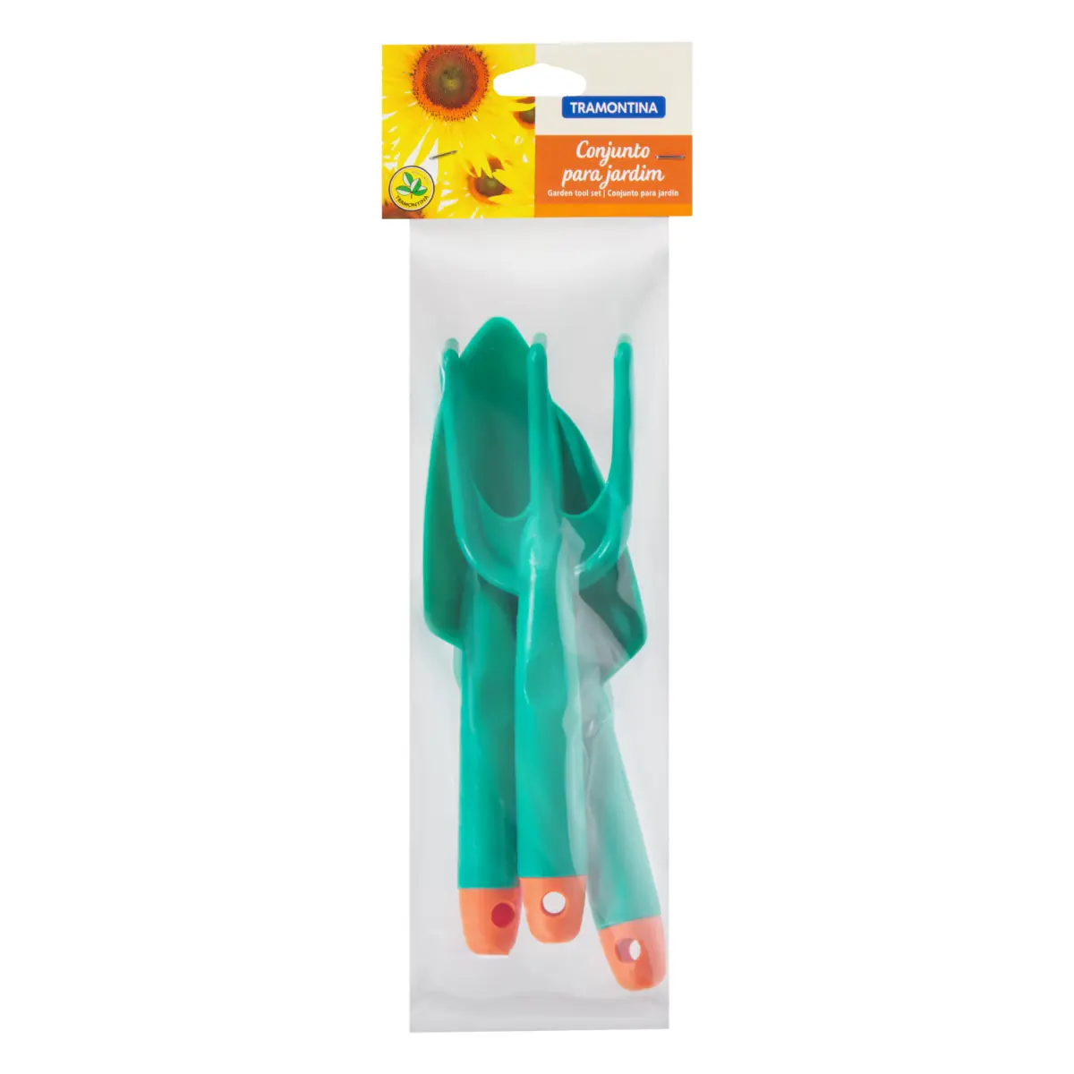 Kit Ferramentas Para Jardim Verde Tramontina 3 Peças