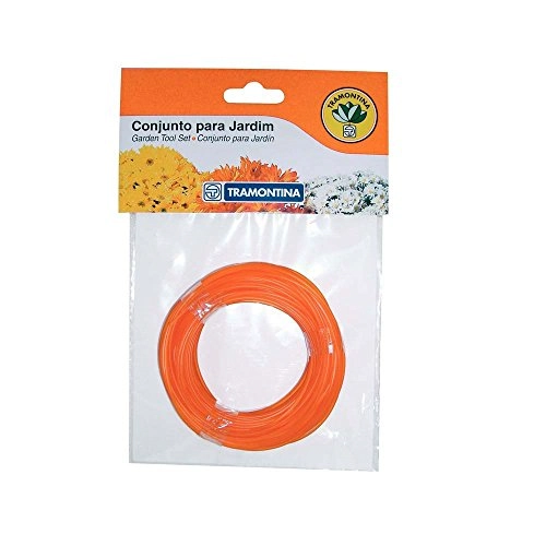 Fio de Nylon para Aparador de Grama 1,8mm com 20m Laranja