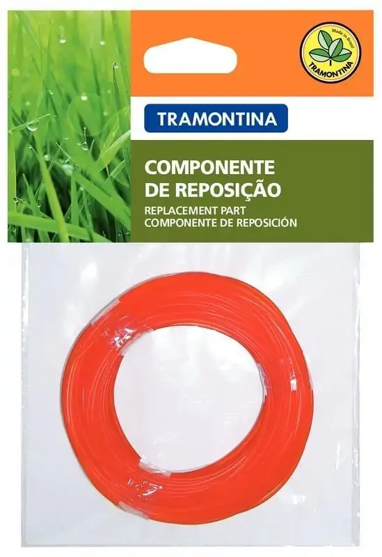 Fio Nylon P/Jardim 2,4Mm 12M Re Rc Tramontina
