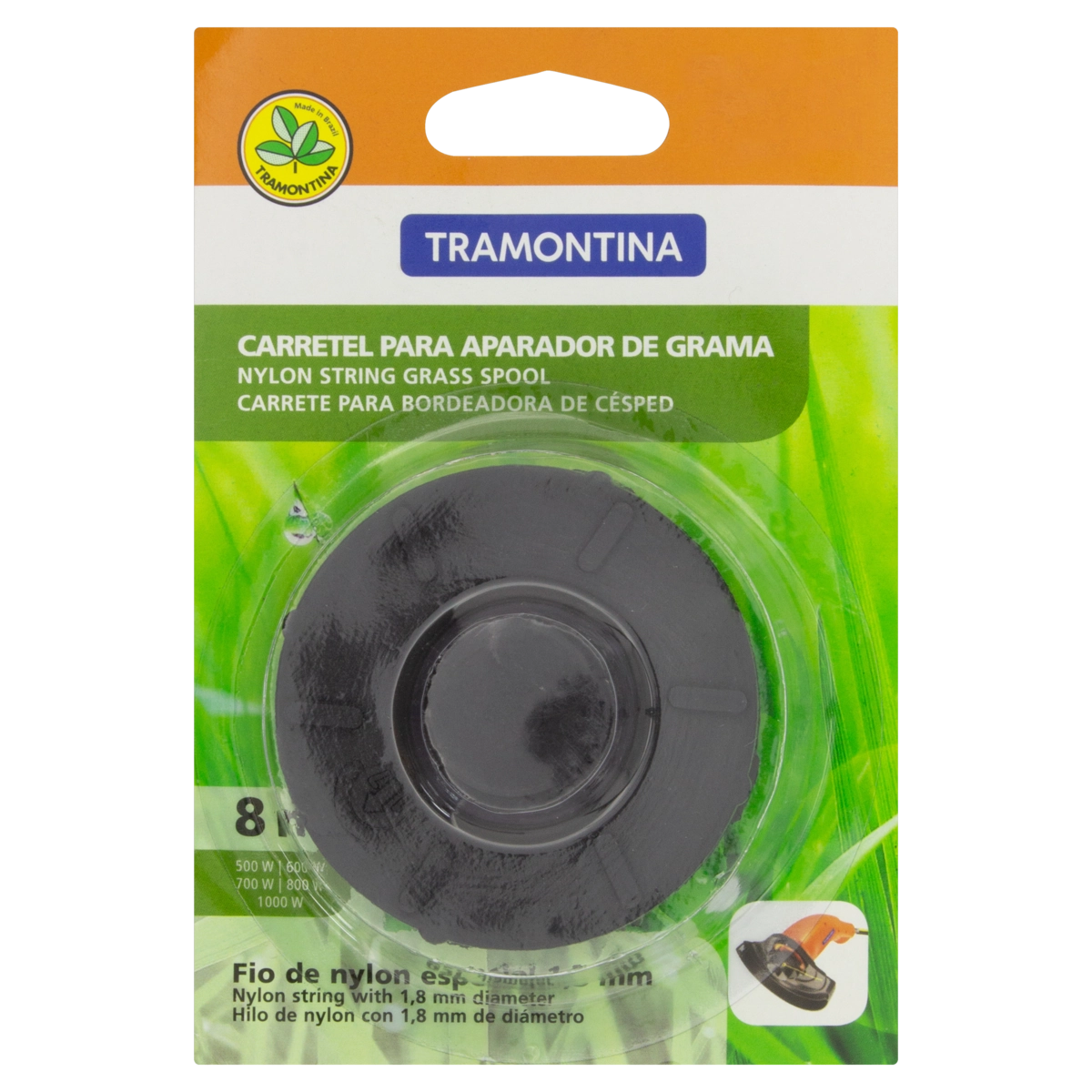 Carretel 1 Fio de Nylon 1,8mm com 8 Metros